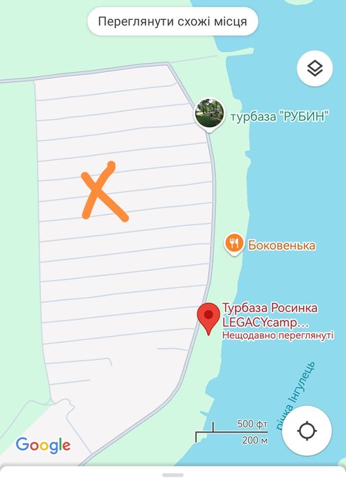 Дача, СТ "Маяк", турбази "Рубін" і "Боковенька"