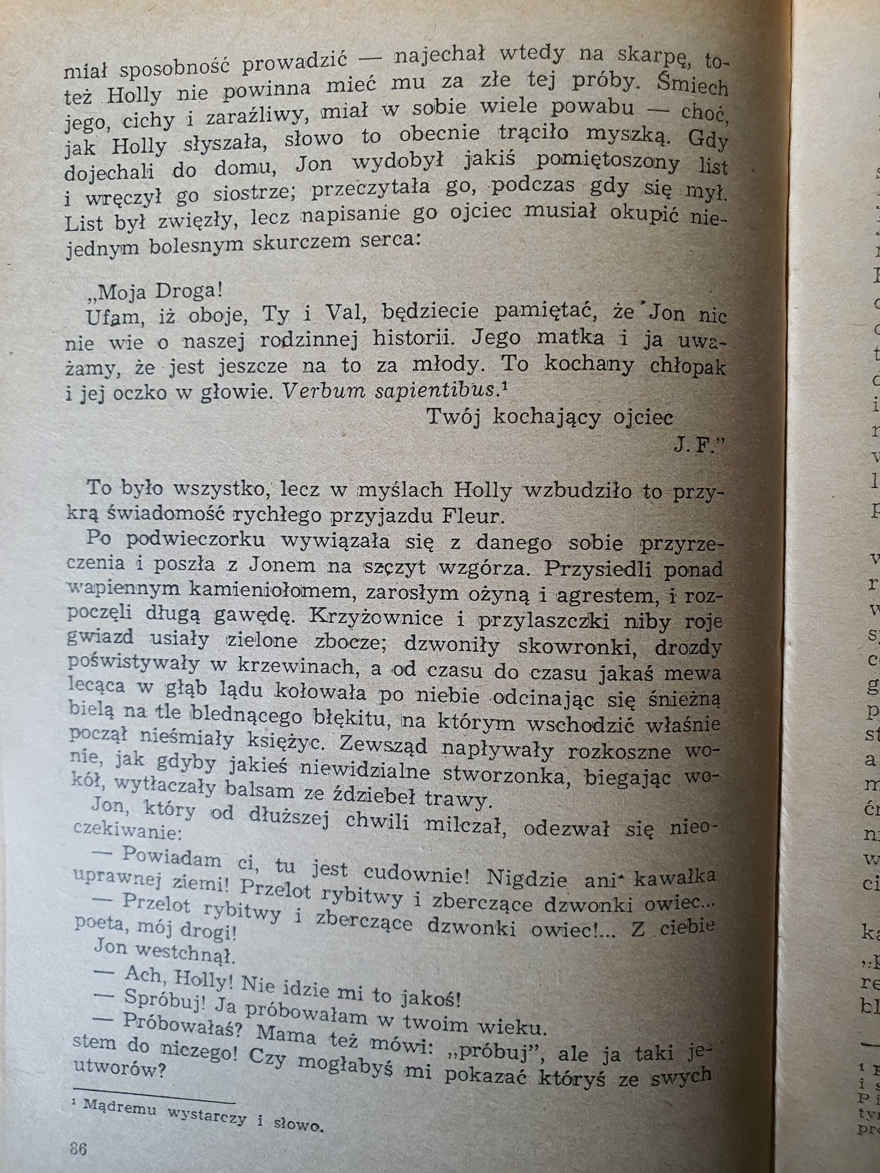 Saga Rodu Forsyteów tomy I II III - John Galsworthy, wyd. 1972