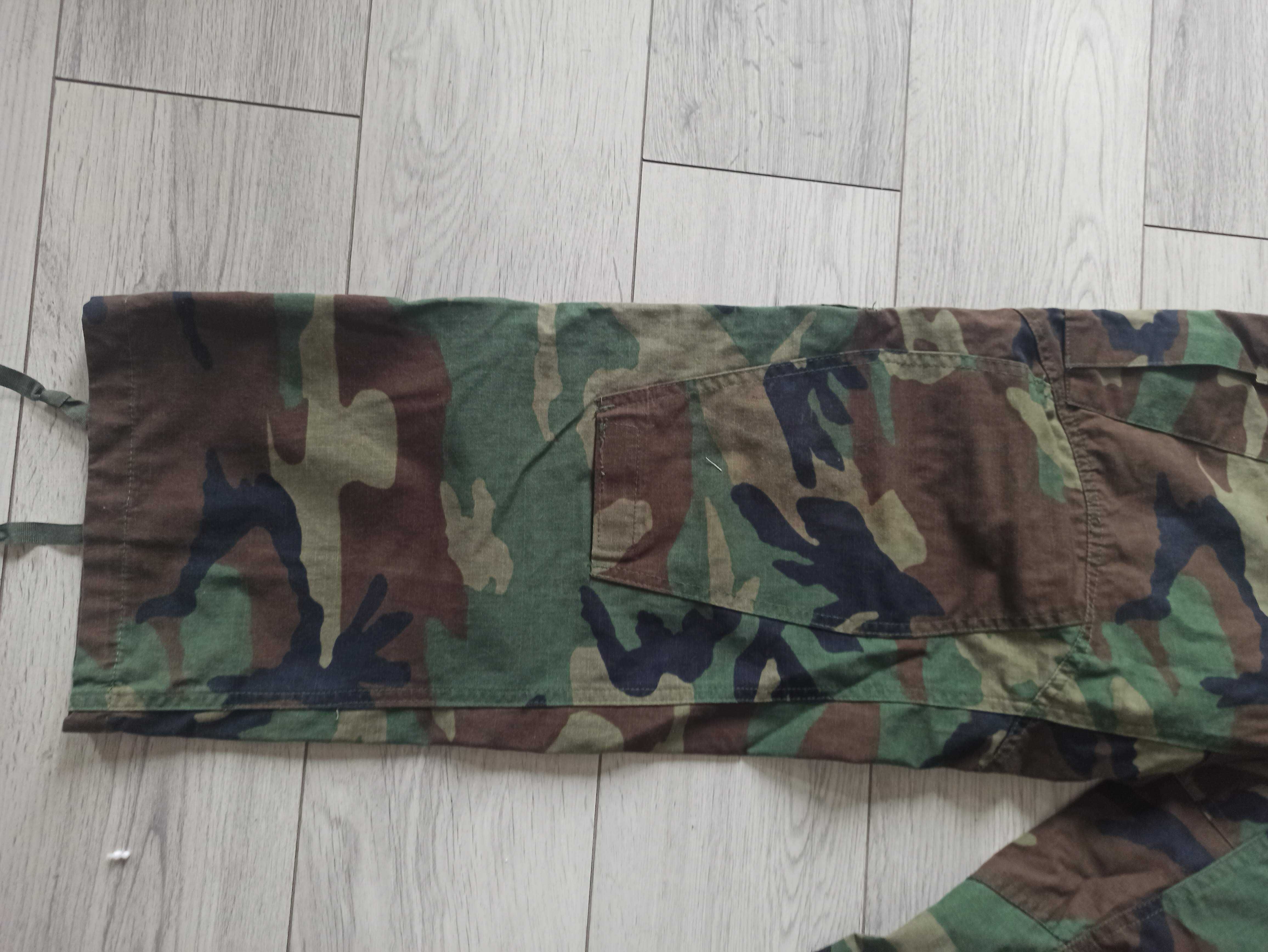 SPODNIE bojówki M65 Woodland XS/R US Army USMC