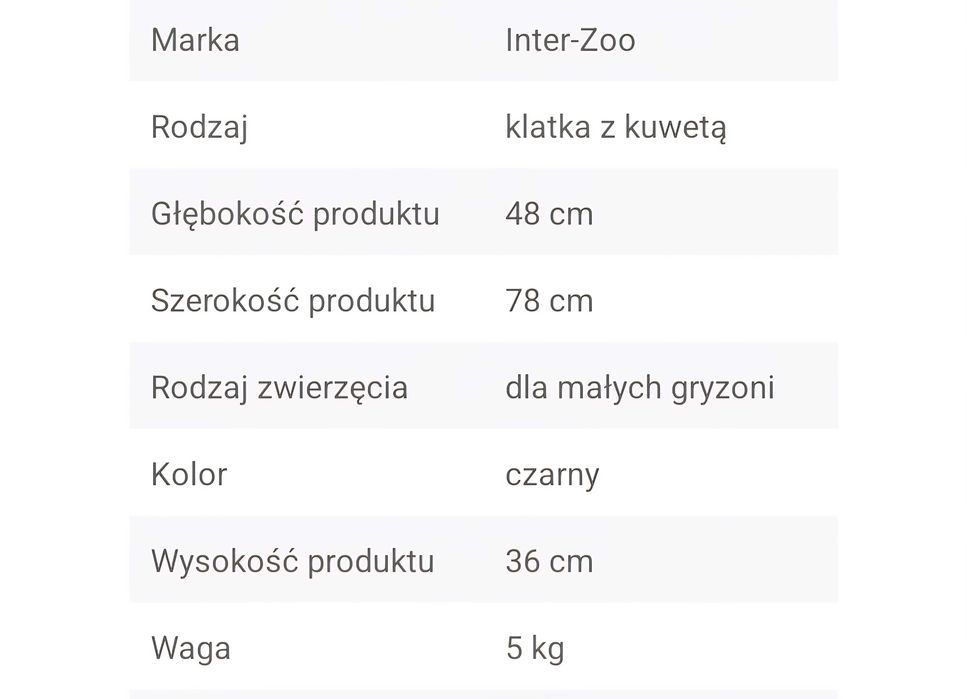 Klatka dla chomika/ gryzonia