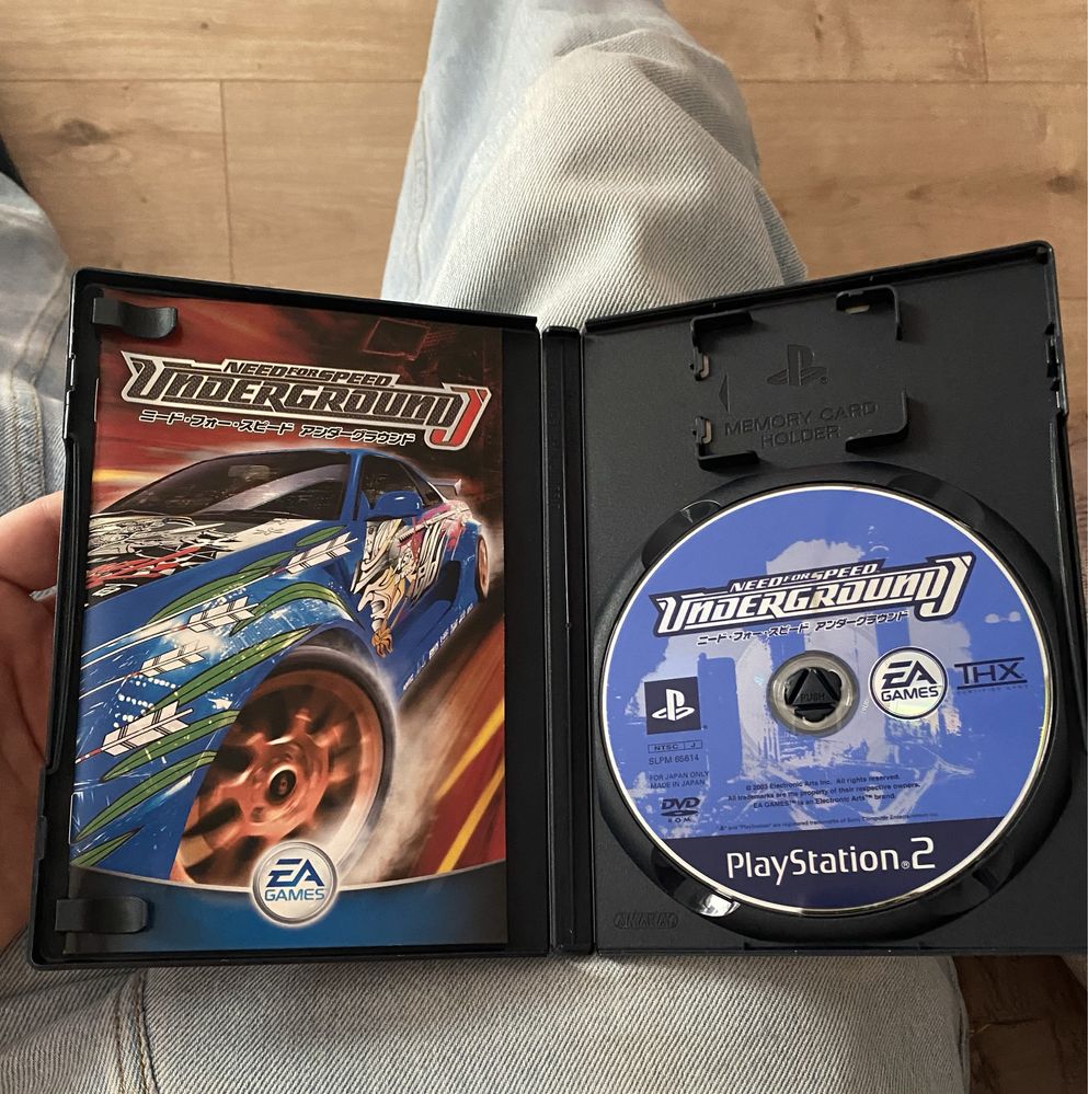 Need for speed ps2 underground japońska wersja limitowana