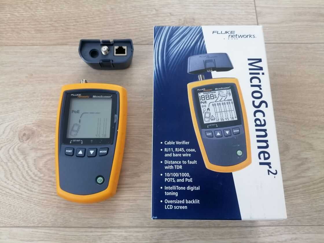 Tester kabli Fluke Networks MicroScanner²