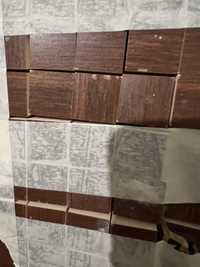 Mozaika cięta na siatce Foresta brown 30 paneli 30x30