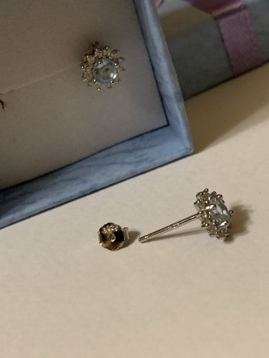 Серьги гвоздики 925 проба