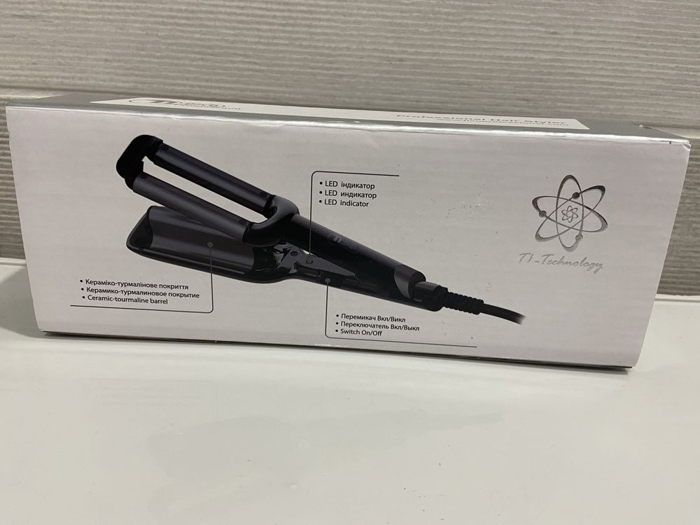 Потрійна плойка для волосся TICO Professional mini Waver.