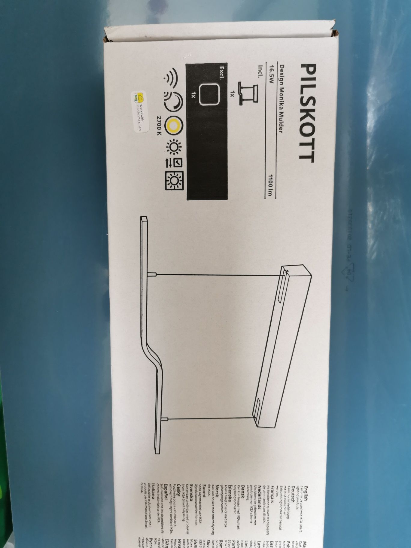 Lampa wisząca ikea PILSKOTT 1100 lumenów ciepła