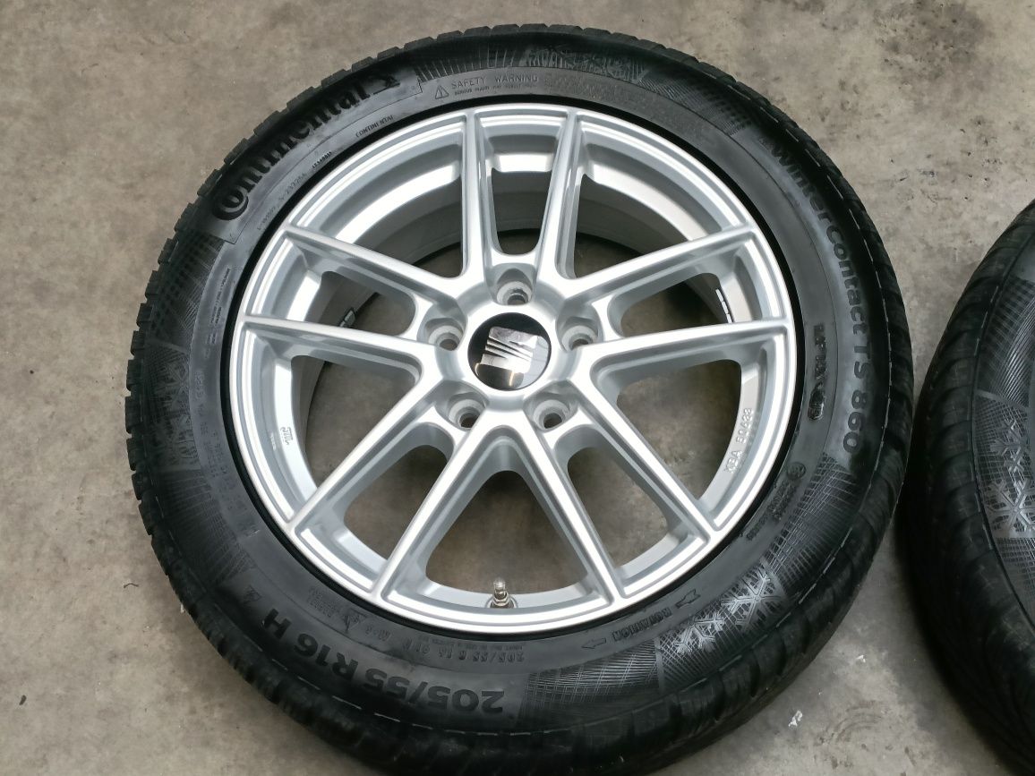 Kola zimowe Alufelgi Seat 16 cali 5x112 Leon Altea Toledo, Audi A3