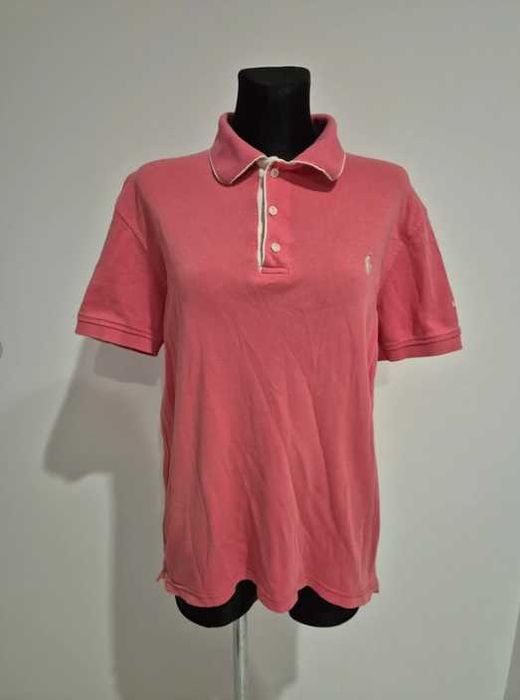 Różowa koszulka męska polo ala Ralph Laure*n