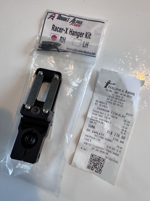 Double Alpha Academy DAA Racer-X Hanger Kabura Flex Alpha-X Wieszak