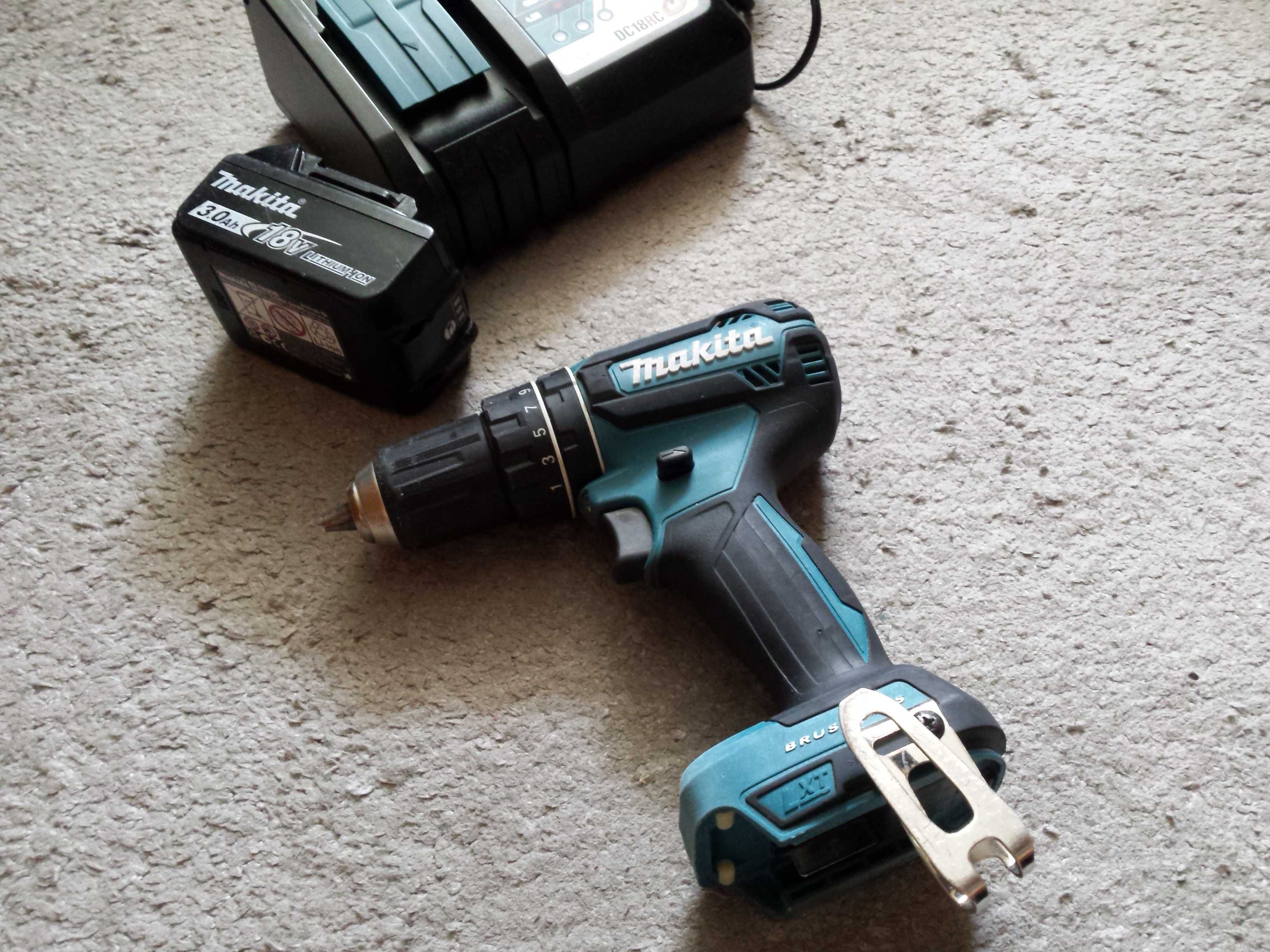 Makita dhp485 18V LXT wiertarko-wkrętarka silnik bezszczotkowy