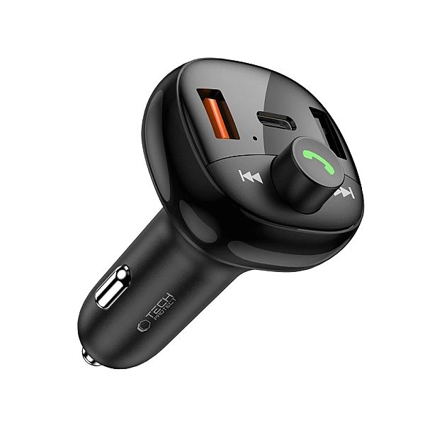 Tech-Protect Cc06/3-Port Car Charger Pd72W + Transmiter Fm Bluetooth B