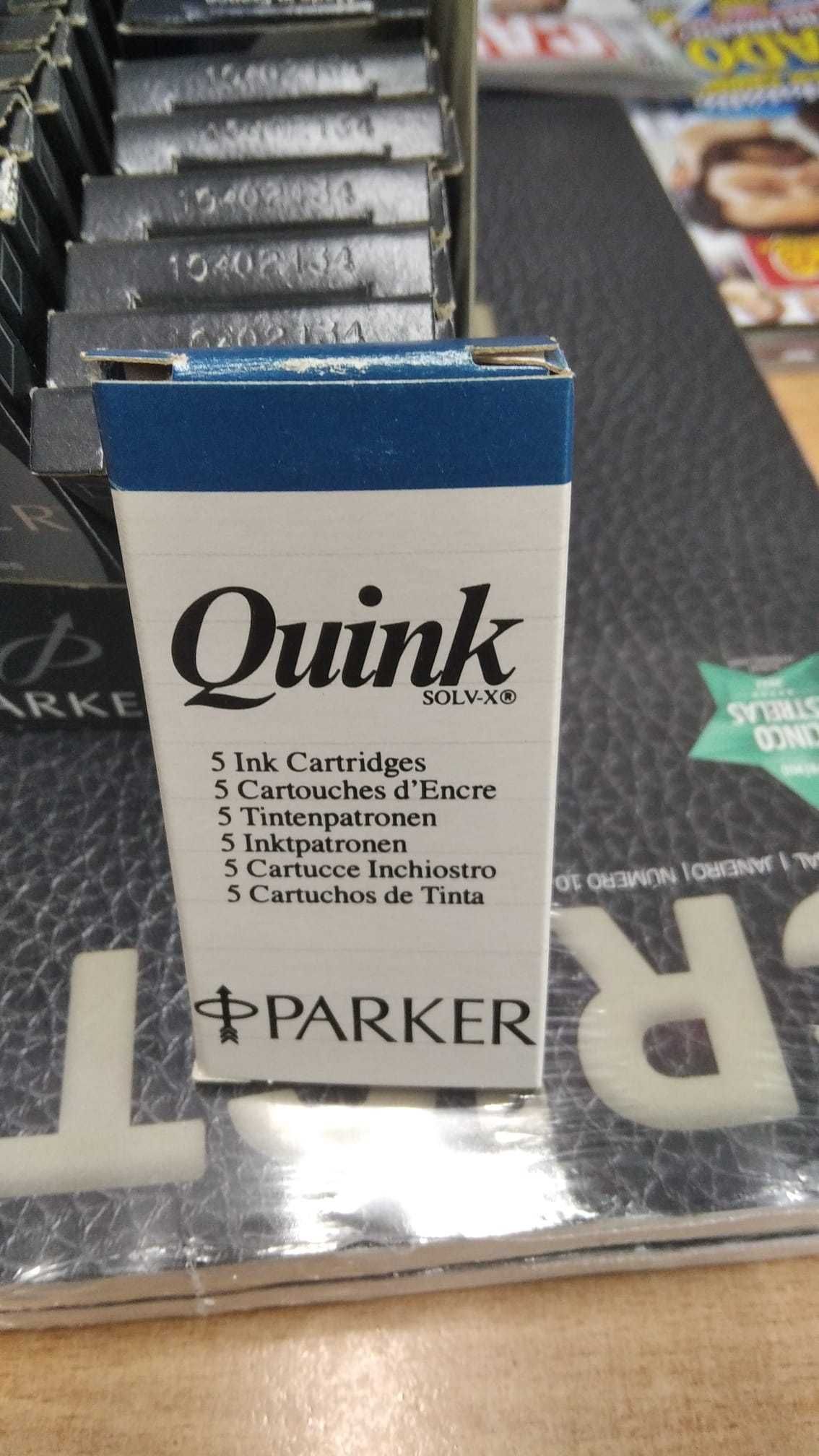 Recarga pelikan, parker quink caneta tipo pena