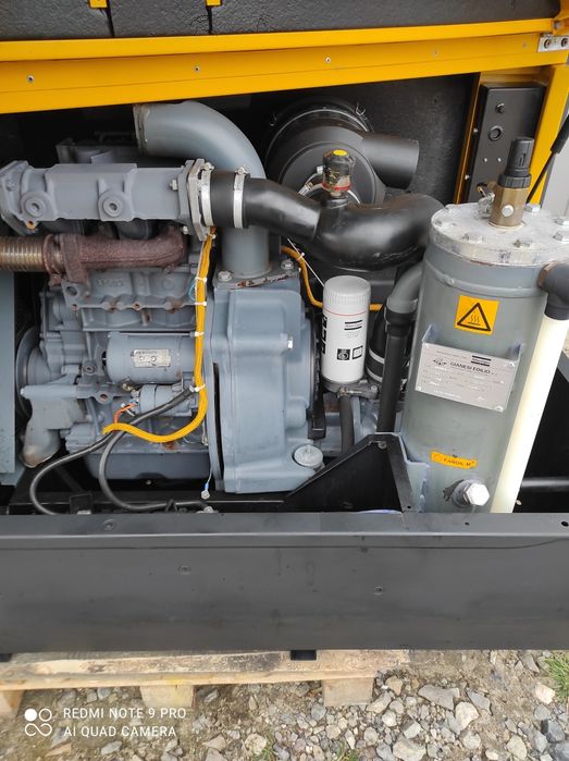 Sprężarka śrubowa Atlas Copco xas 46 spalinowa silnik Deutz 2011