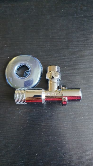 ARCO ZAWÓR KĄTOWY z filtrem antykamień 1/2x3/8