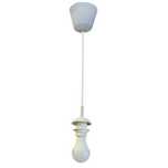 Светильник подвесной лофт E27 220В белый с LED-лампой 10W, провод 1м‼️