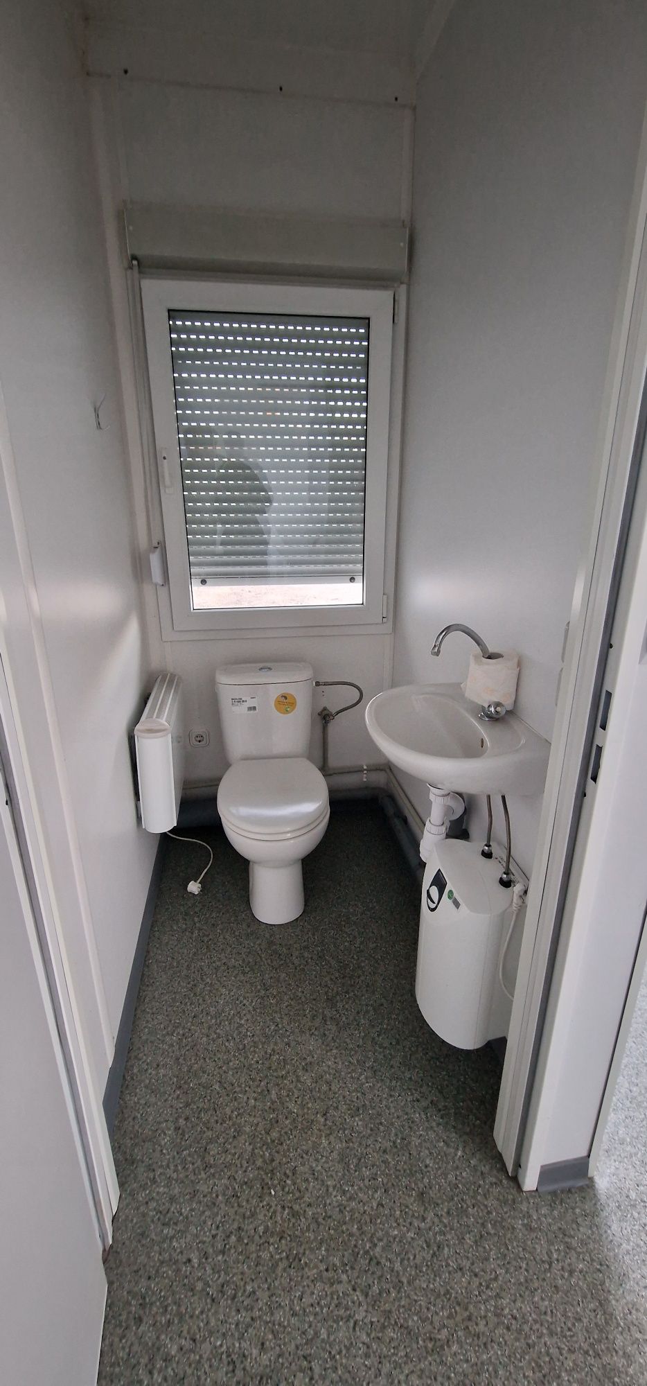 Kontener socjalny sanitarny budowlany biurowy WC Toaleta