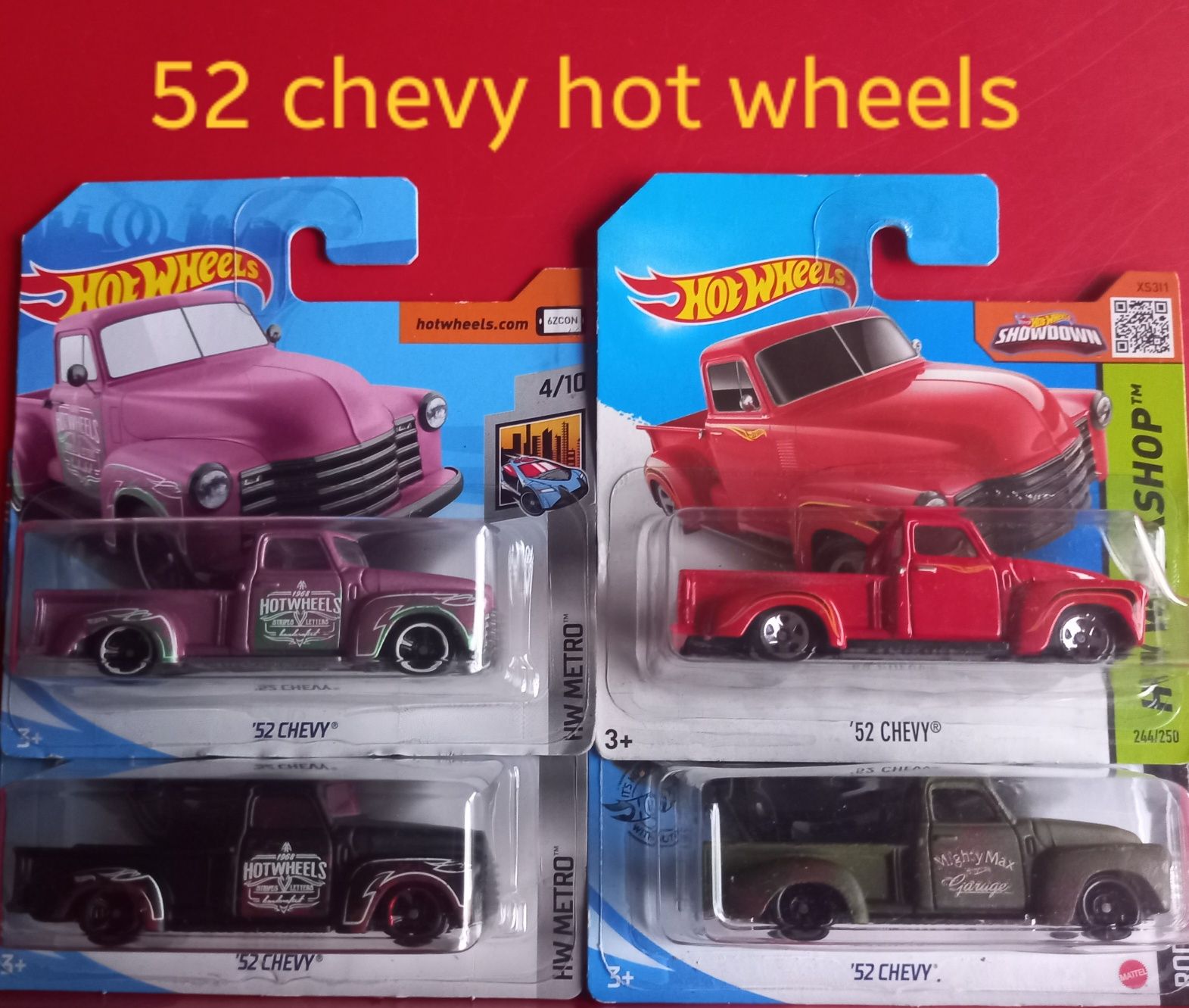52 chevy hot wheels