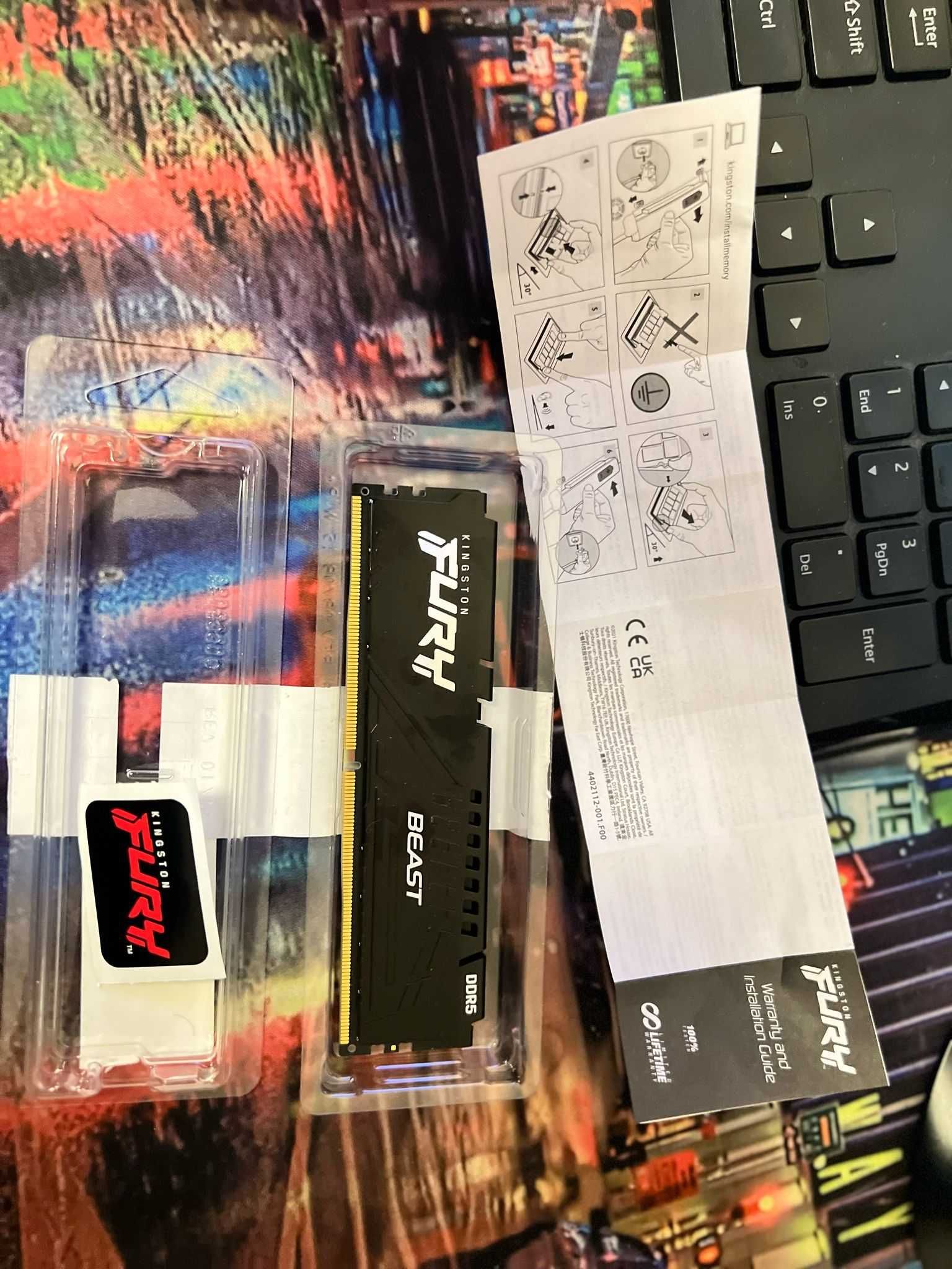 Pamięć RAM Kingston Fury Beast 32GB X 1  (DDR5 5200M CL401.25v XMP)