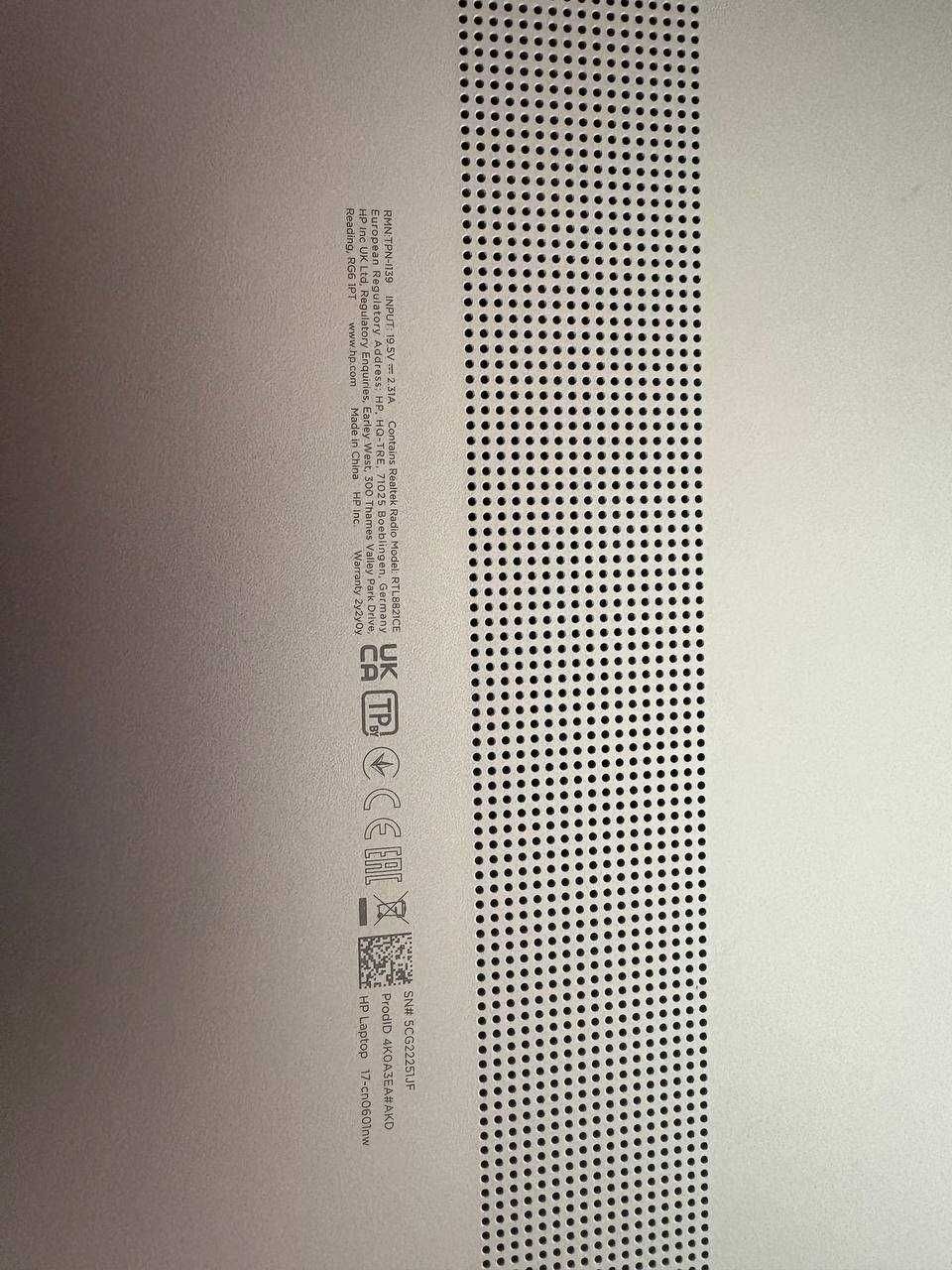 Продам ноутбук HP laptop 17-cn0xxx