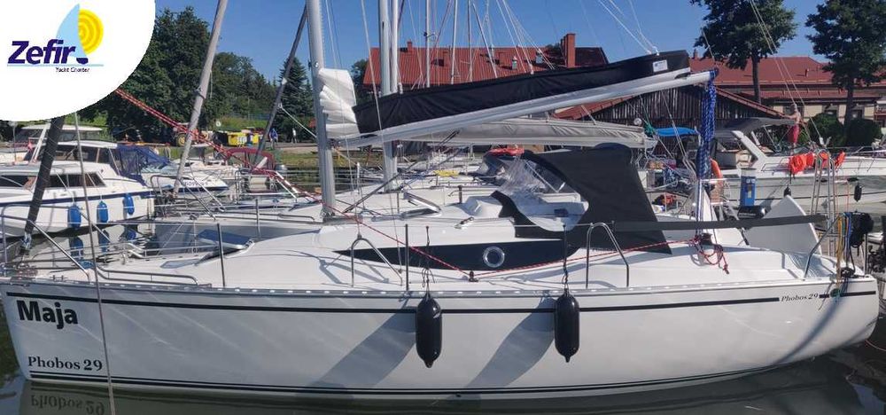 Jacht żaglowy Phobos 29 łódka żaglówka silnik 9,8 KM rok 2020