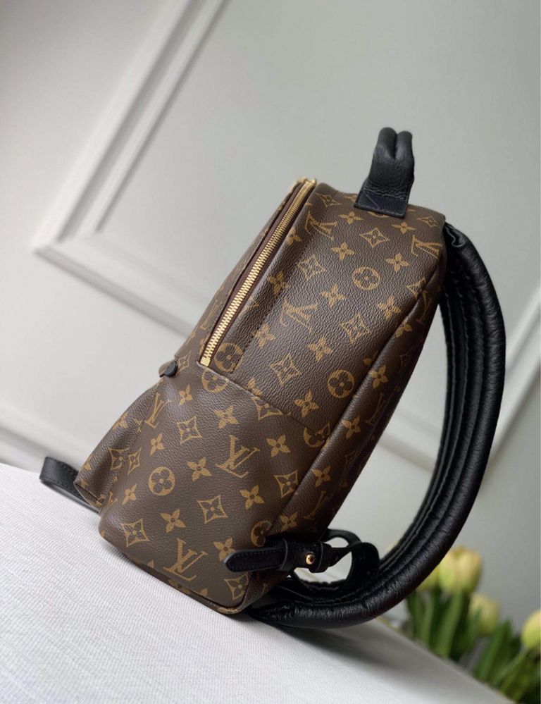 Plecak Louis Vuitton Palm Springs monogram skóra naturalna