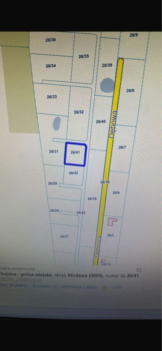 Działka 3173m2 Powałki