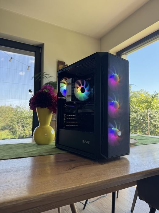 Komputer Gamingowy RTX 3060 Ti Ryzen 5 5500 RAM 16GB 512GB SSD