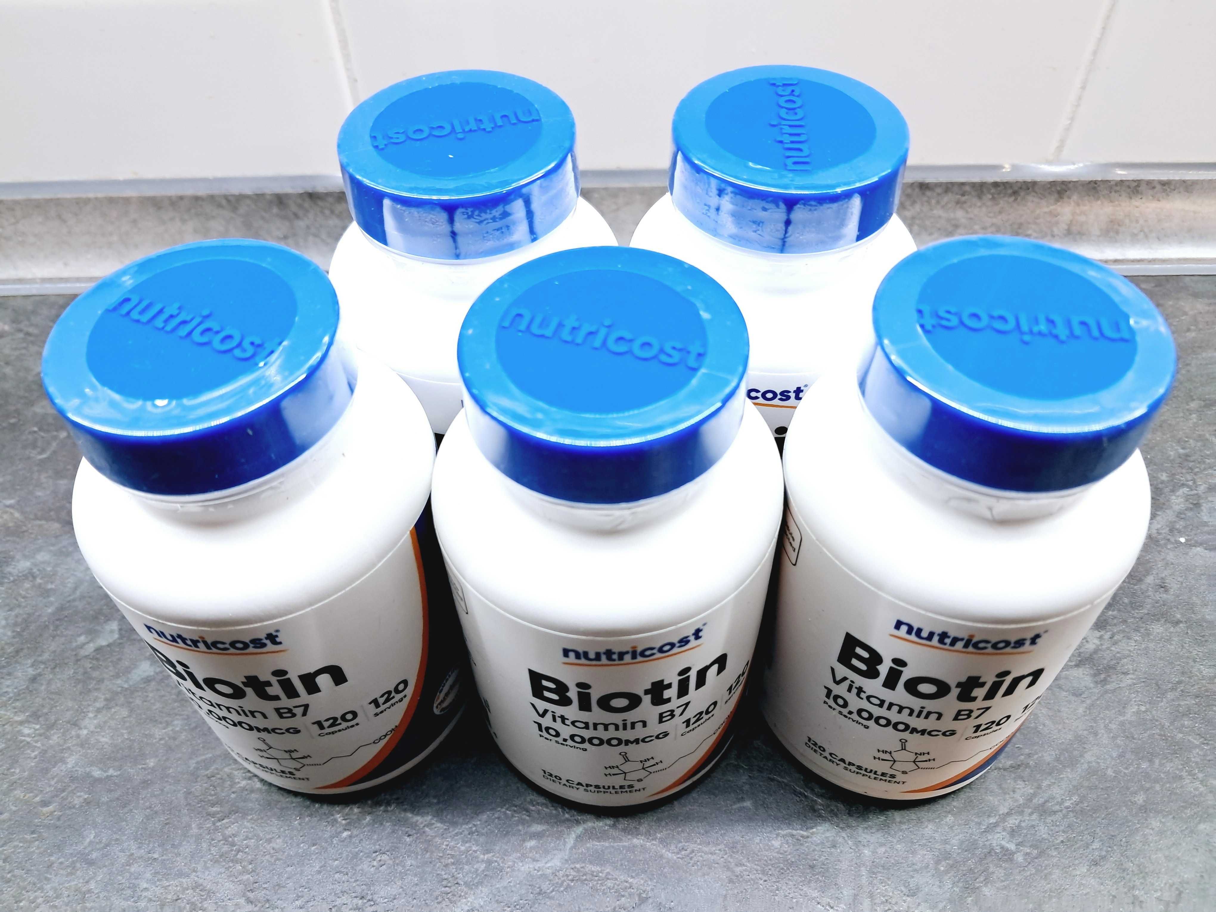 Nutricost, Biotin 10000 мкг (120 капс.), биотин, біотин