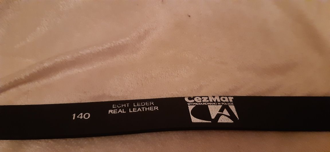 Cez Mar męski pasek skórzany 150 cm