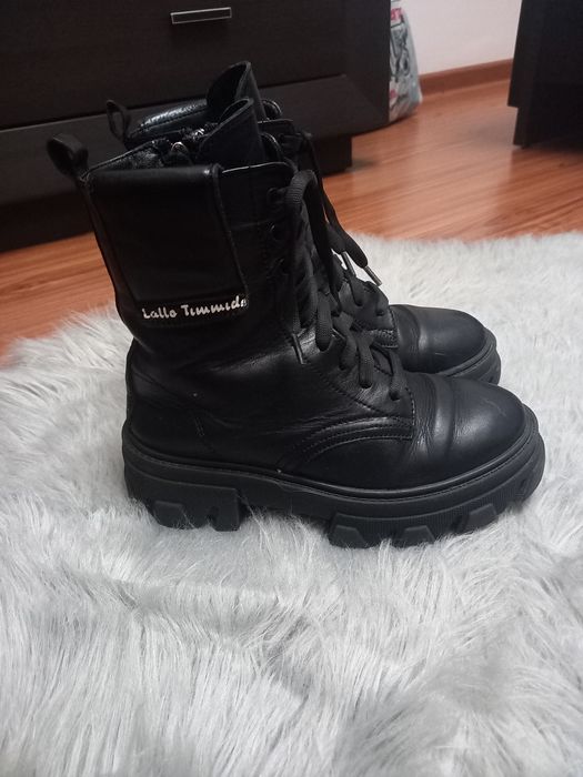 Зимові чобітки шкіряні