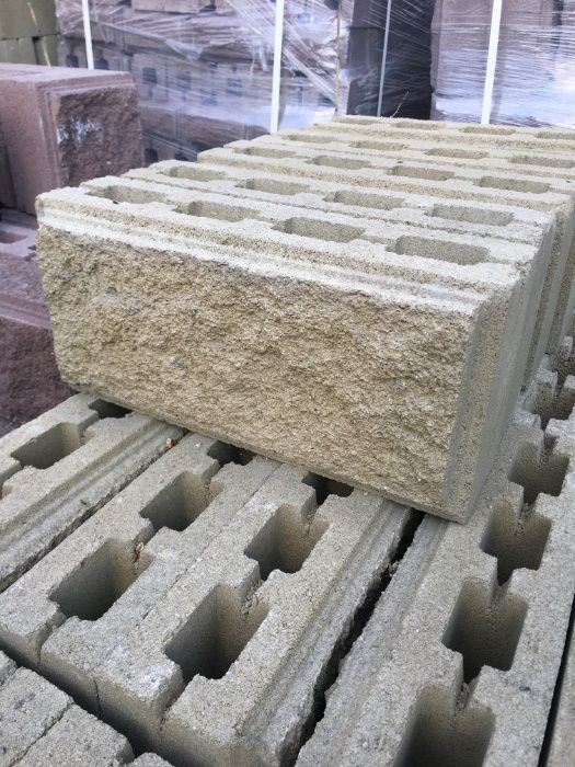 Блок Декоративний стіновий бетонний (виробництво м.Узин)