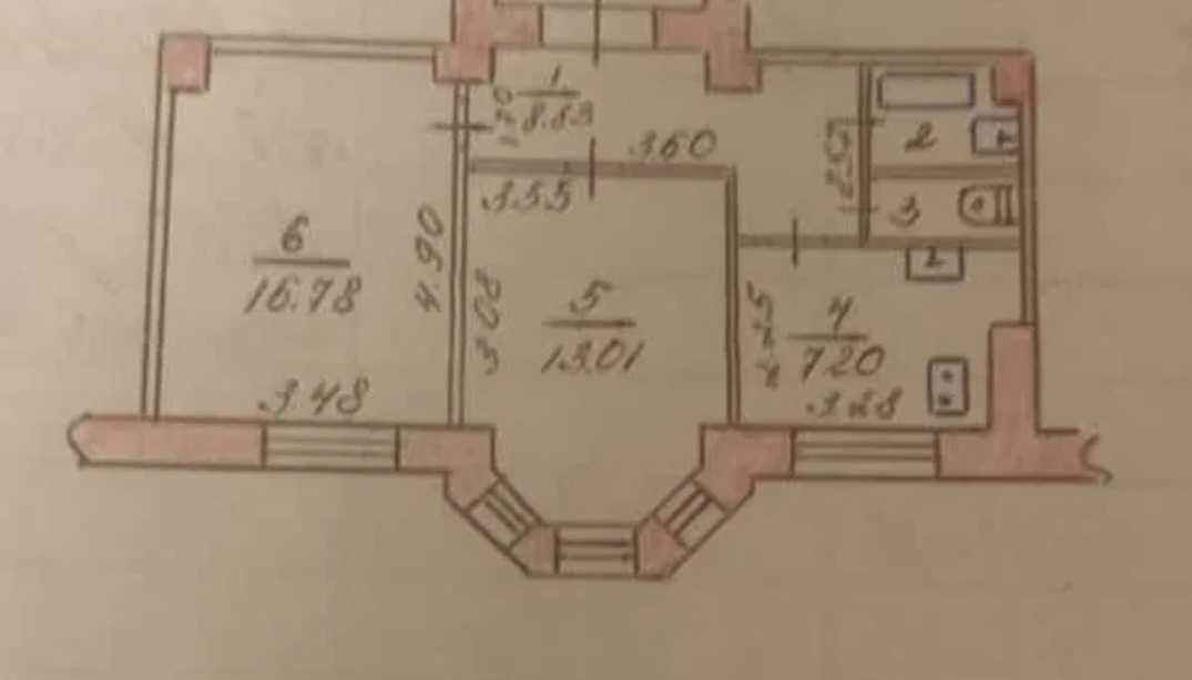 Продаж 2 кімнатна квартира по пр-кту Соборний р-н. театру Магара