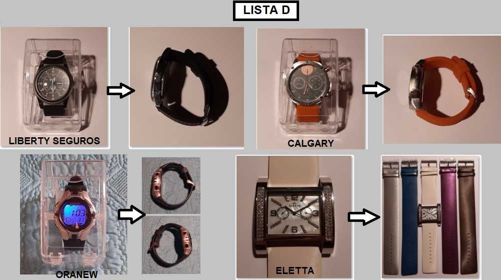 relógios de homem e mulher