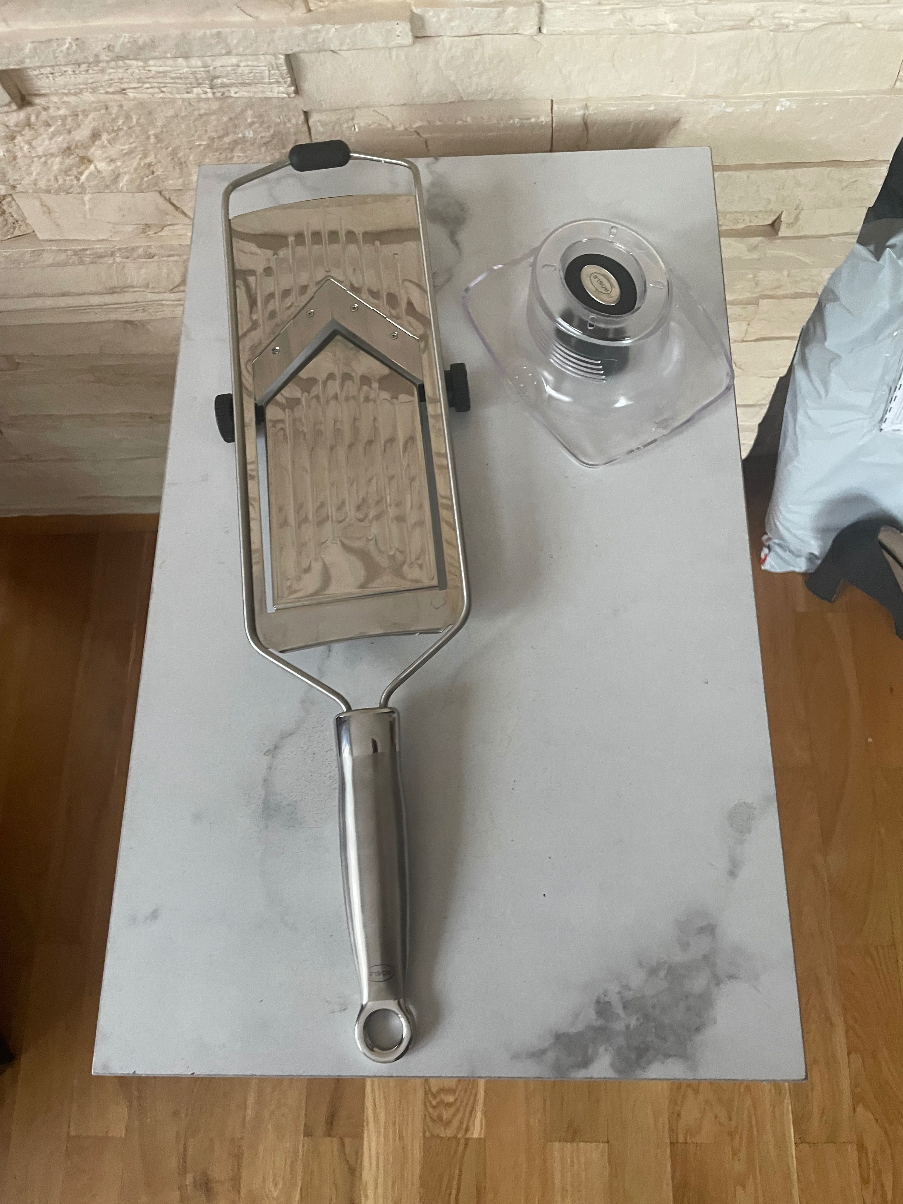 Rösle v slicer regulowany 46 cm stal, krajalnica do warzyw szatkownica