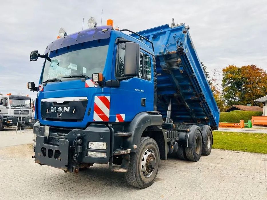 MAN TGS 26.440 6x6 Hydrodrive – Meiller 3-stronny wywrotka / Manual / Retarder / Tempomat / Euro 5