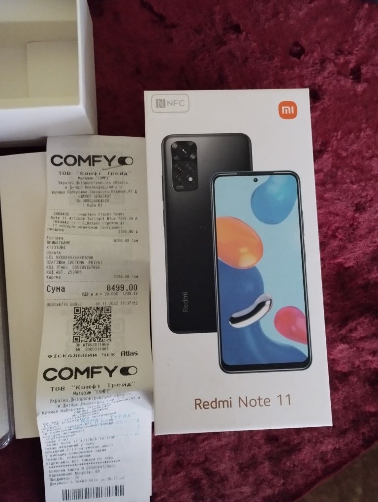 Redmi not 11 4/128 продам