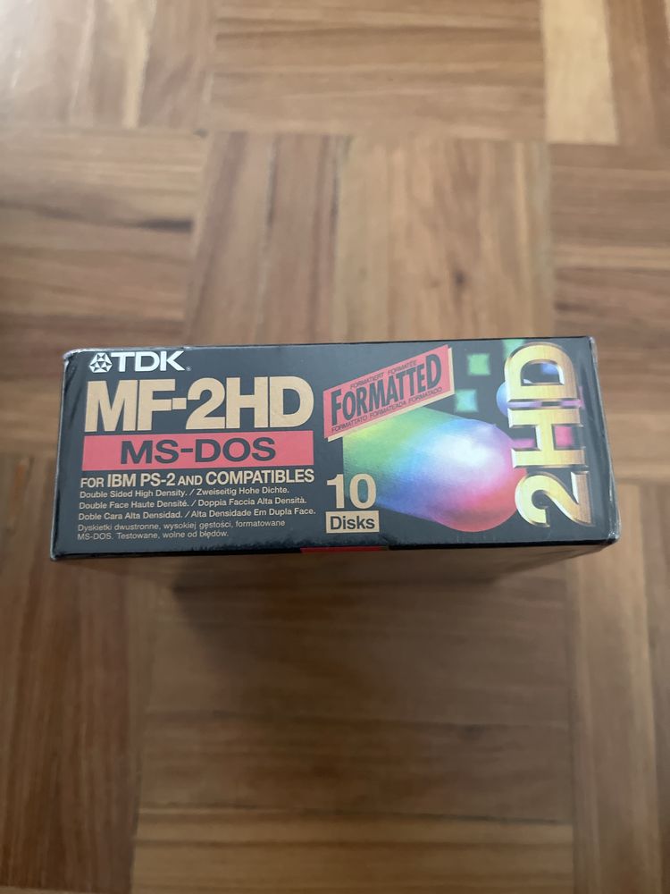 Pack 10 discos MF 2HD TDK Ms dos