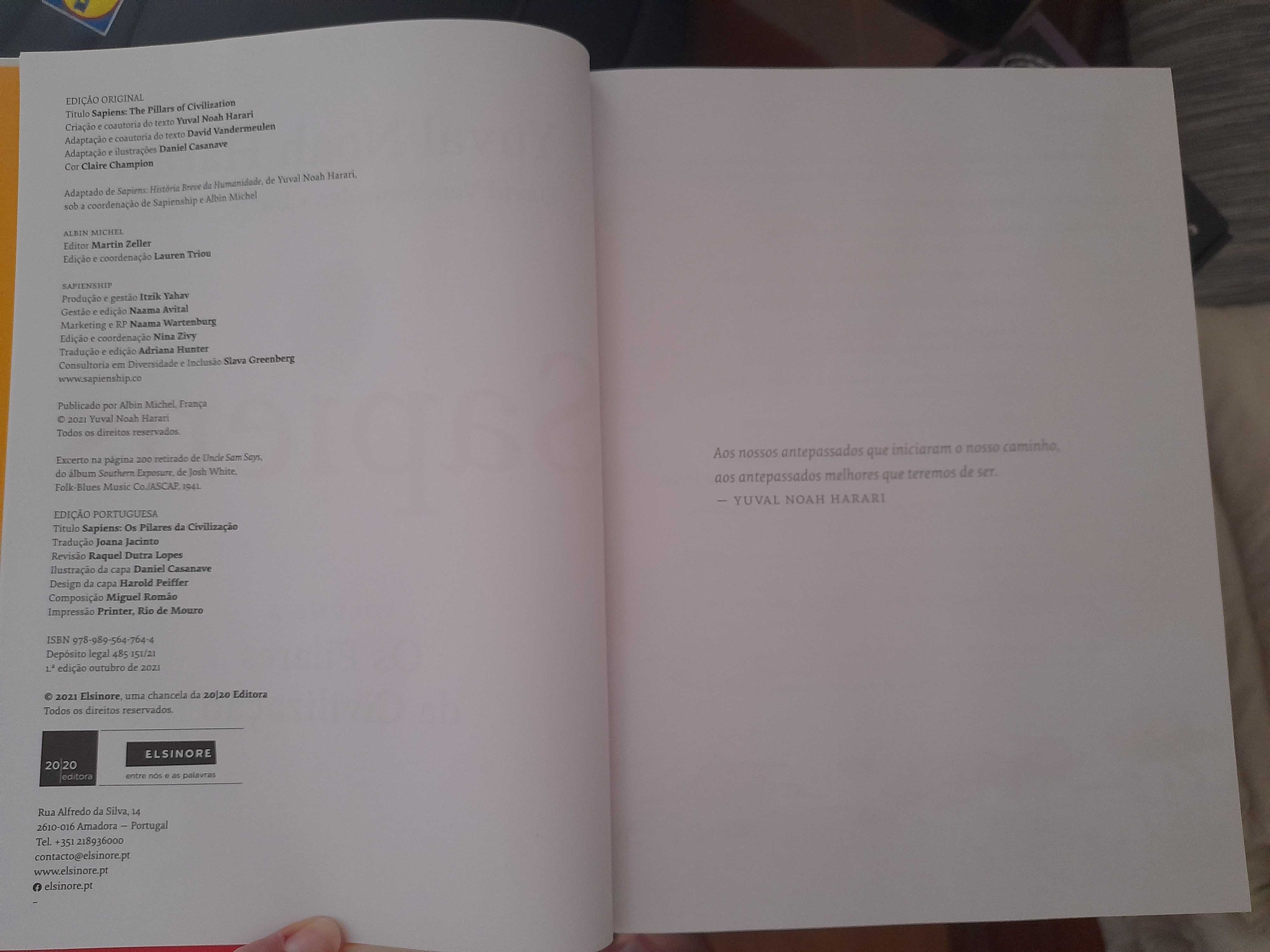 Sapiens - Os Pilares da Civilização - Novela Gráfica Vol. 2