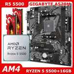 GIGABYTE A520M / Ryzen 5 5500 / 16gb 3200