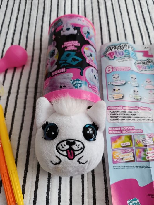 EPEE Projekt Plush Projekt Plusz tuba pies Husky piesek maskotka