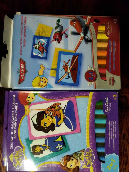 Zestaw do malowania piaskiem piasek