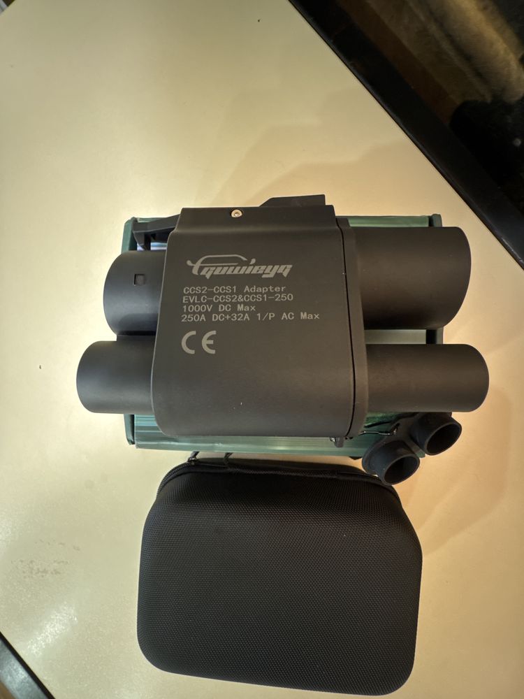 CCS2 to CCS1 250 kwt dc+ac Перехідник адаптер зарядки
