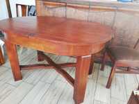 stół drewniany art deco stary antyk