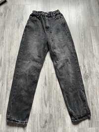 Szare jeansy pull&bear xs