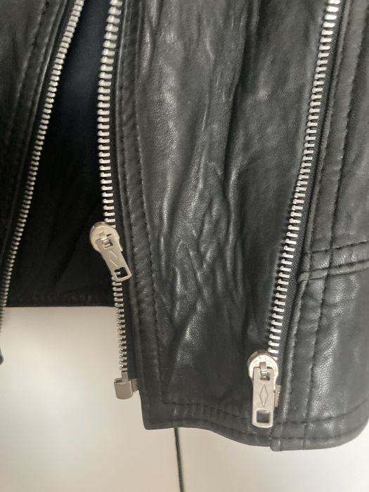 Casaco vintage de pele genuina