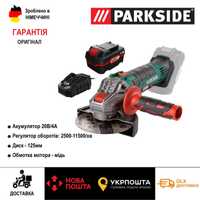 НОВ ОРИГ аккумуляторн болгарк GERMAN Parkside PWSA 20/шлифмашин/акумул