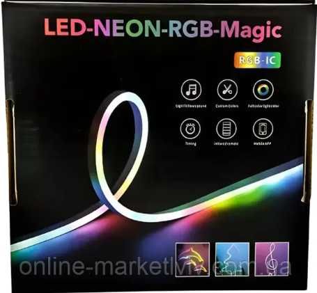 Світлодіодна LED стрічка RGB 10 неонова стрічка із музики Гнучкий неон