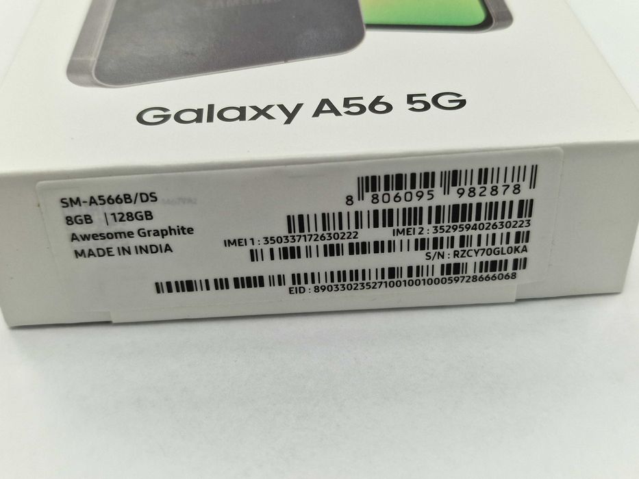 Samsung Galaxy A56 Dual SIM/ 8GB/ 128GB/ Awesome Graphite/ GW24/ 3 szt