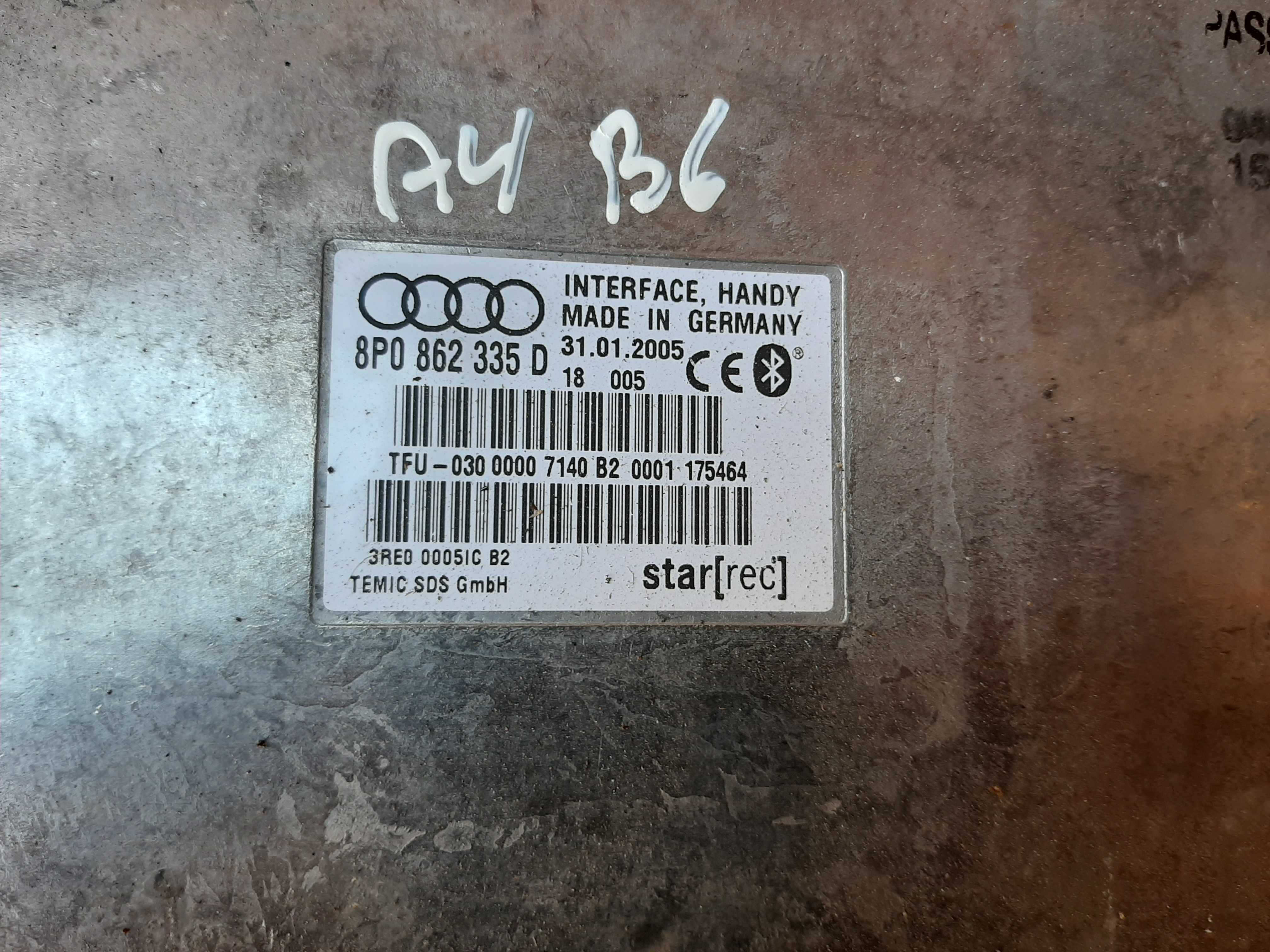 Sterownik /Moduł Bluetooth Audi a4 b6 /Audi a4 b7 8P0,862,335D WYSYŁKA