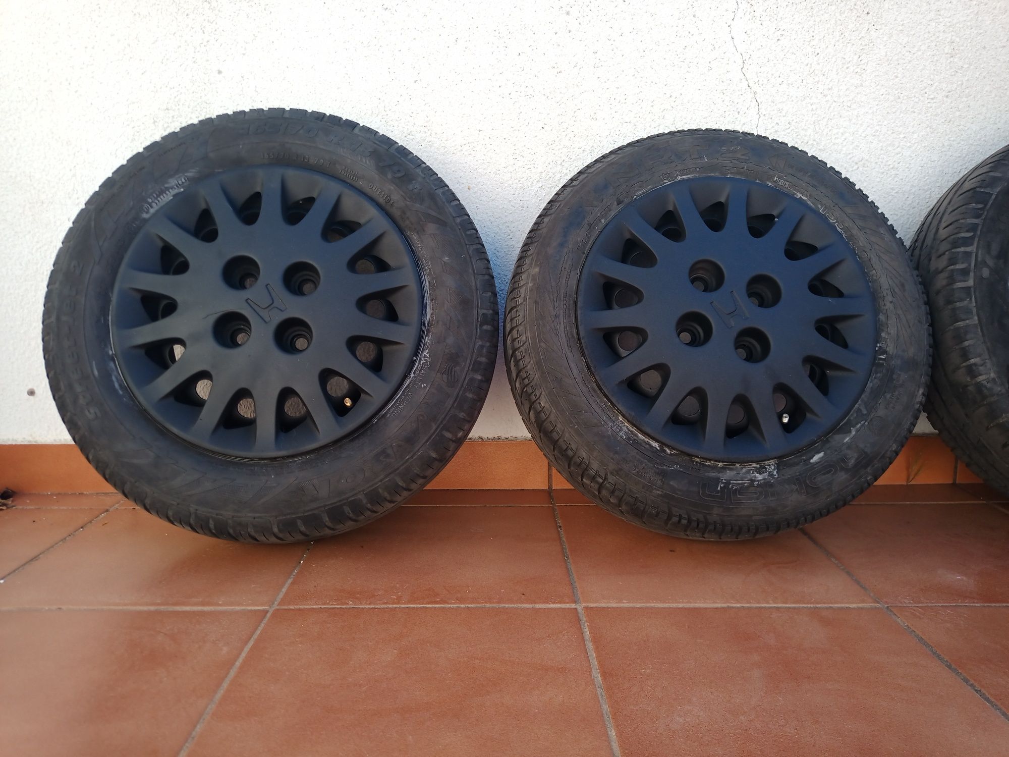 Vendo 4 jantes Honda 165/70R13